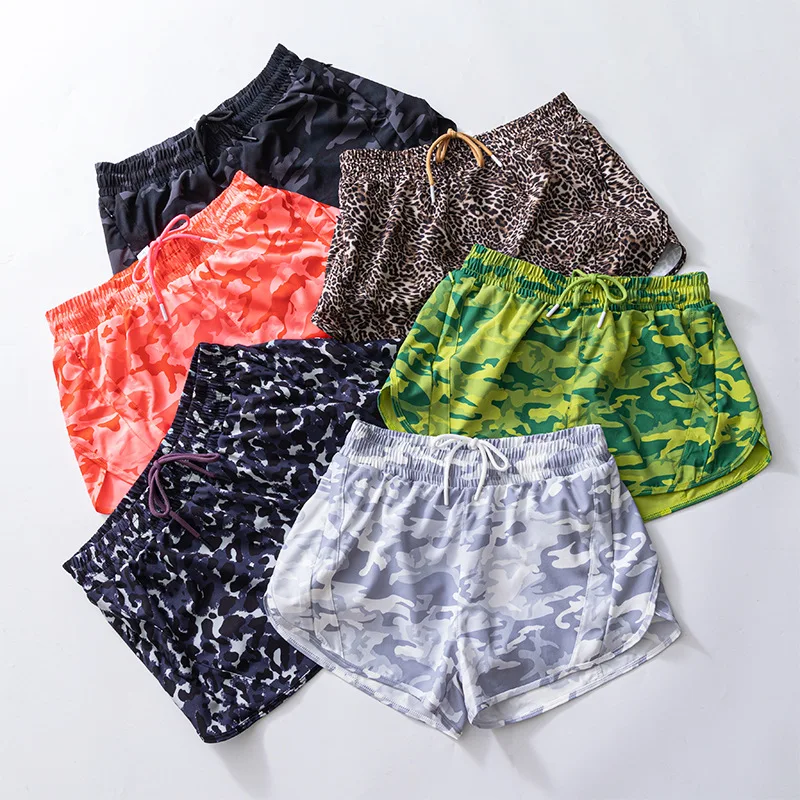 Sports Shorts Women's Camouflage Leopard Print Running Quick Dry Lined with Casual Yoga Quick Dry Drawstring
Sports Shorts Women's Camouflage Leopard Print Running Quick Dry Lined with Casual Yoga Quick Dry Drawstring