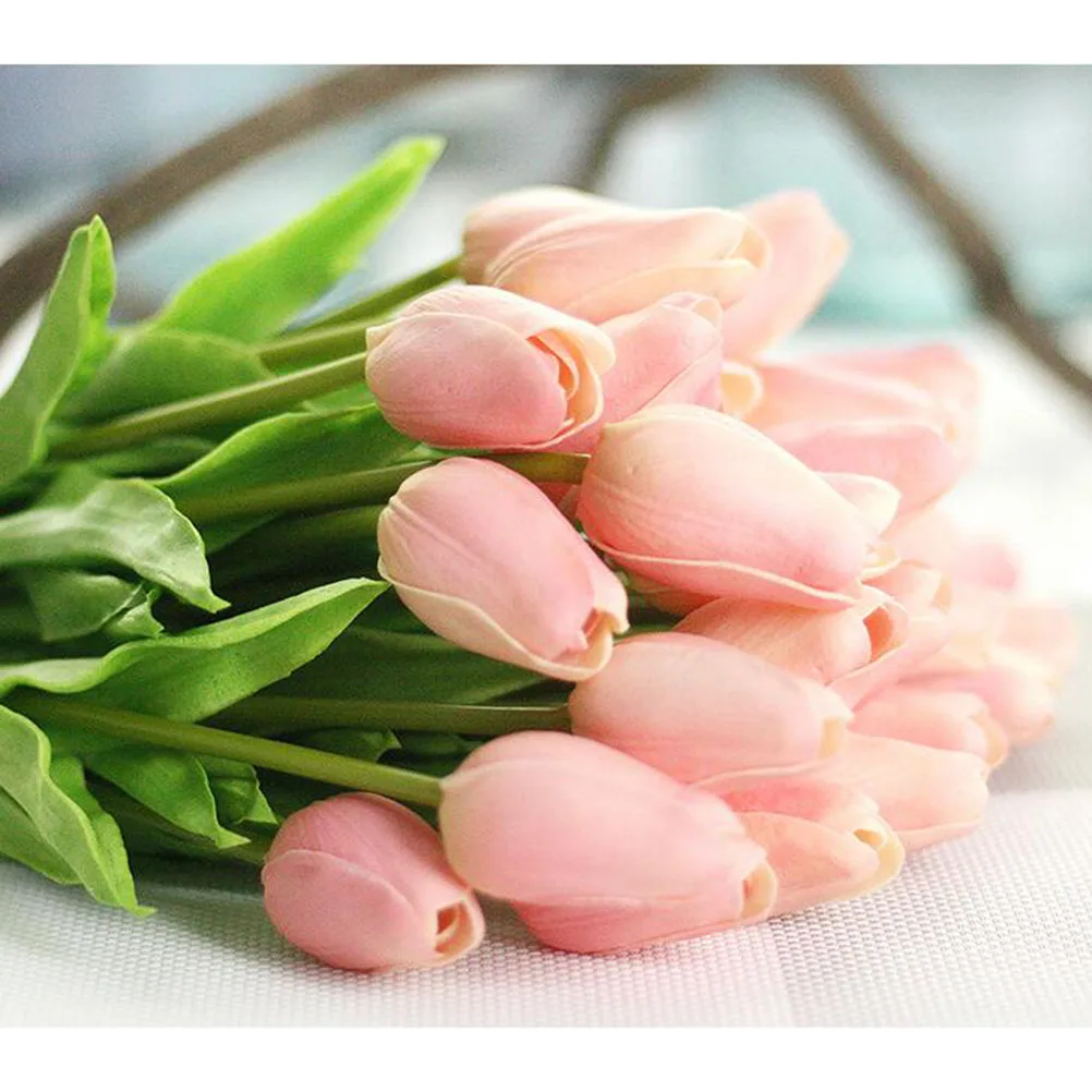 Artificial Tulips Real Touch Faux Flowers Uv Resistant Wedding Party Home Office Decor Silk Bushes Bendable Stem
Artificial Tulips Real Touch Faux Flowers Uv Resistant Wedding Party Home Office Decor Silk Bushes Bendable Stem