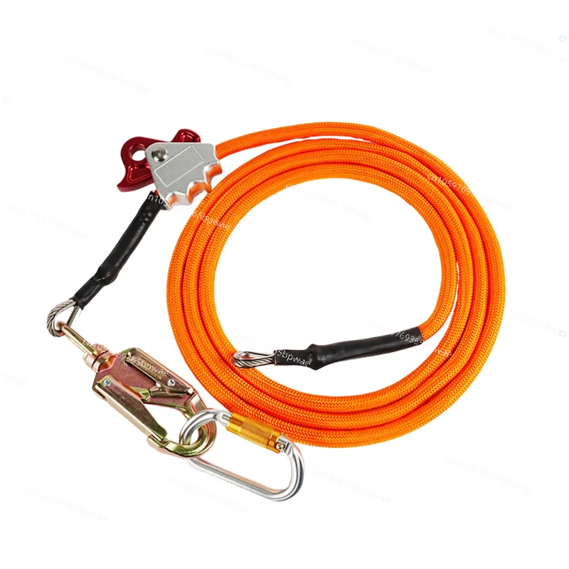Rock Climbing Rope Wire Positioning Rope Adjustable Lanyard Fall Stop Triple Lock Mountaineering Special Rope Outdoor
Rock Climbing Rope Wire Positioning Rope Adjustable Lanyard Fall Stop Triple Lock Mountaineering Special Rope Outdoor
