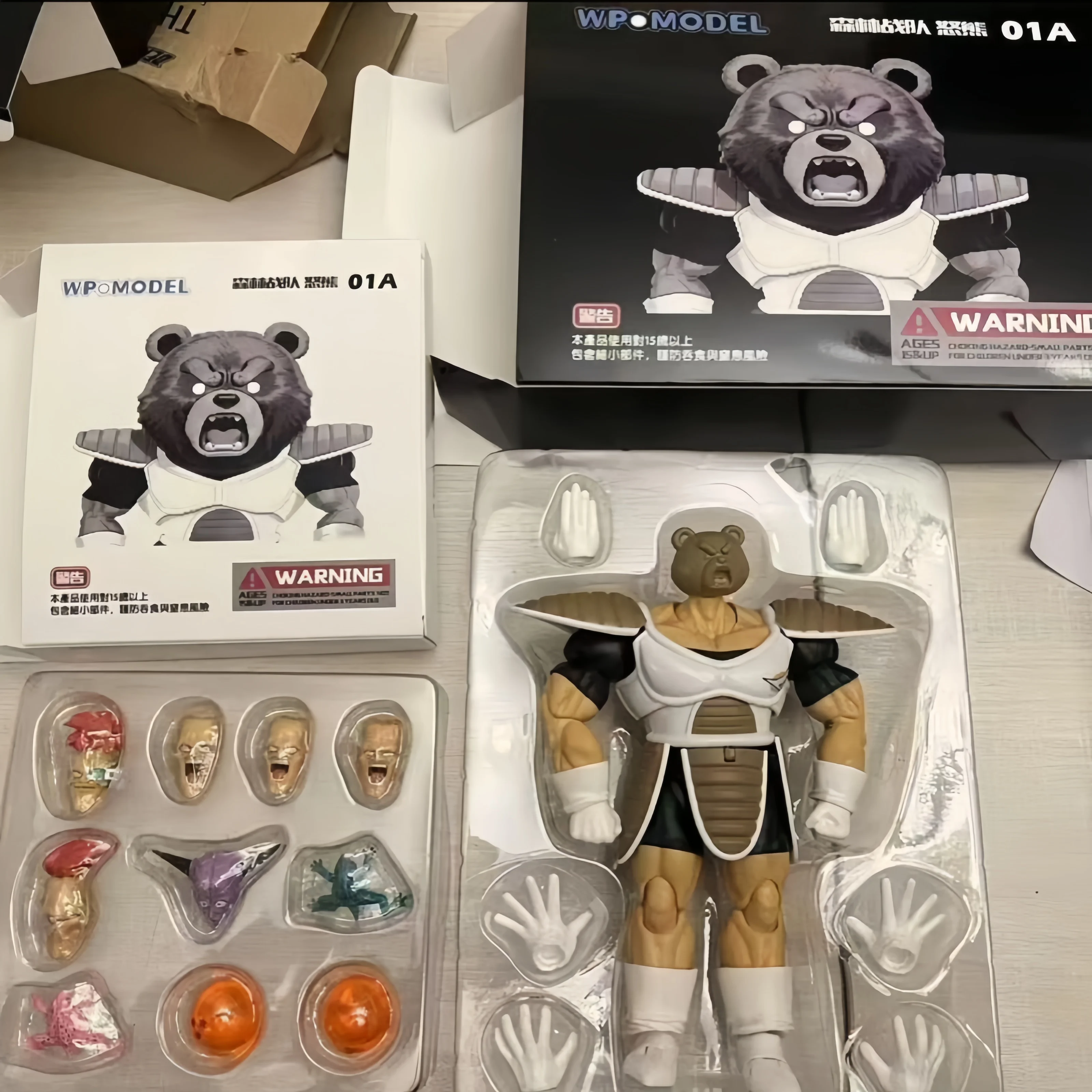 New Genuine Wp Model 1/12 Scale Raging Bear 01a Articulated Action Figure With Face Sculpt Accessory Pack Collectible Anime Toys
New Genuine Wp Model 1/12 Scale Raging Bear 01a Articulated Action Figure With Face Sculpt Accessory Pack Collectible Anime Toys