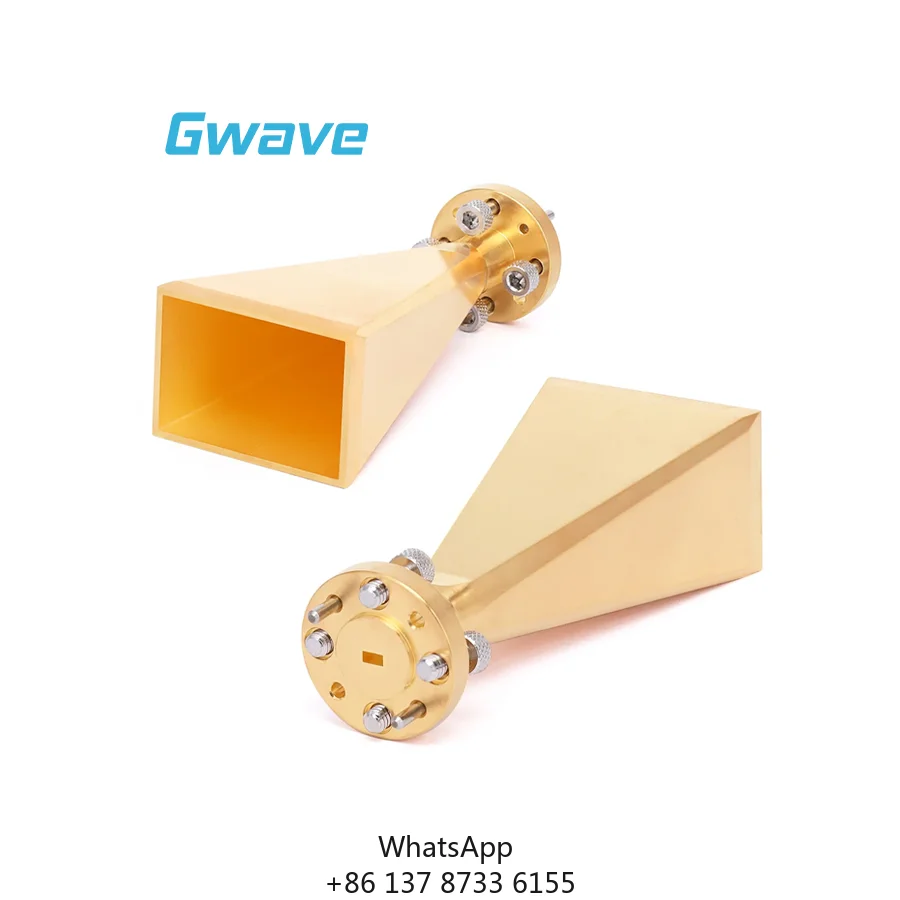 WR-10 W Band 75 To 110 GHz Rectangular Standard Gain Horn Antenna 25dBi Typical Gain RF Antennas
WR-10 W Band 75 To 110 GHz Rectangular Standard Gain Horn Antenna 25dBi Typical Gain RF Antennas