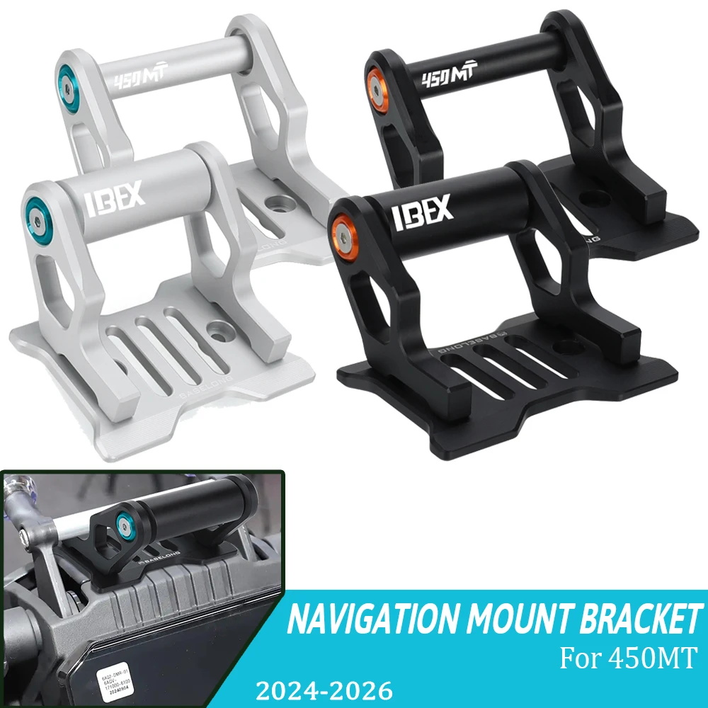 Motorcycle GPS Navigation Mount Bracket Handlebar Bar Extension Stand Holder For CFMOTO 450MT 450 MT Ibex 450 IBEX450 2024-2026
Motorcycle GPS Navigation Mount Bracket Handlebar Bar Extension Stand Holder For CFMOTO 450MT 450 MT Ibex 450 IBEX450 2024-2026