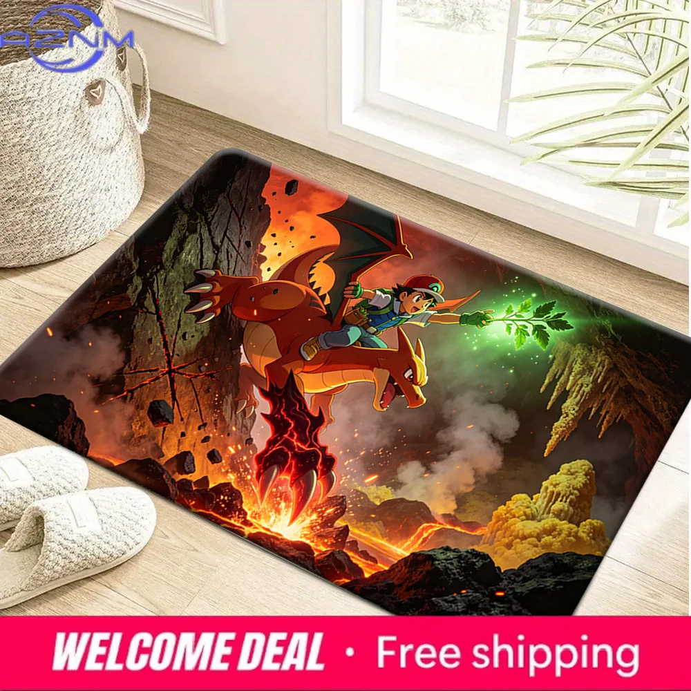 Ash Ketchum & Charizard Lava Cave Adventure Non-Slip Doormat Floor Mat
Ash Ketchum & Charizard Lava Cave Adventure Non-Slip Doormat Floor Mat