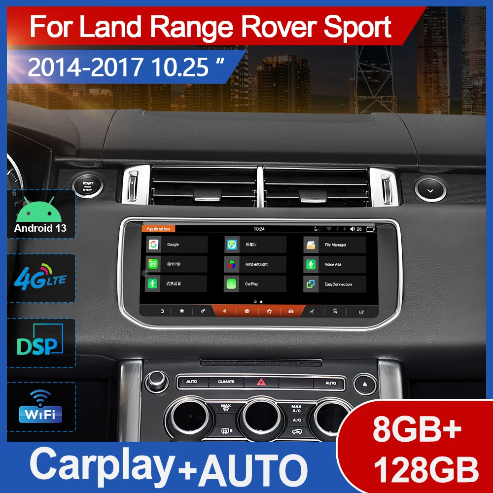 10.25" Android 13 Car Radio For Range Rover Sport L494 2014-2017 Multimedia Player GPS Navigation Wireless Carplay Auto OEMMenu
10.25" Android 13 Car Radio For Range Rover Sport L494 2014-2017 Multimedia Player GPS Navigation Wireless Carplay Auto OEMMenu