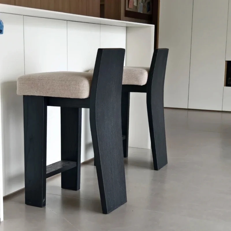 Nordic Wooden Bar Chairs Counter Ergonomic Modern Comfortable Bar Stools Unique Sturdy Light Luxury Sillas De Bar home Furniture
Nordic Wooden Bar Chairs Counter Ergonomic Modern Comfortable Bar Stools Unique Sturdy Light Luxury Sillas De Bar home Furniture