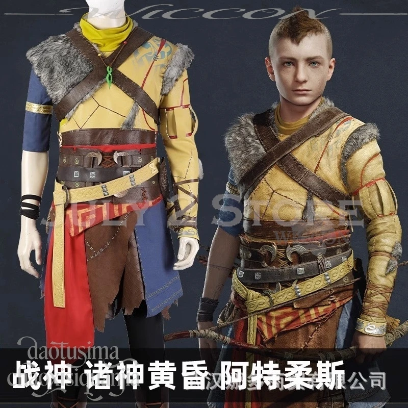 Костюм Атреуса из игры God of War: Рагнарёк, в стиле скандинавской мифологии, высококачественный винтажный костюм викингов, накидка, топ, платье, размер B, от July 2 Store
Костюм Атреуса из игры God of War: Рагнарёк, в стиле скандинавской мифологии, высококачественный винтажный костюм викингов, накидка, топ, платье, размер B, от July 2 Store