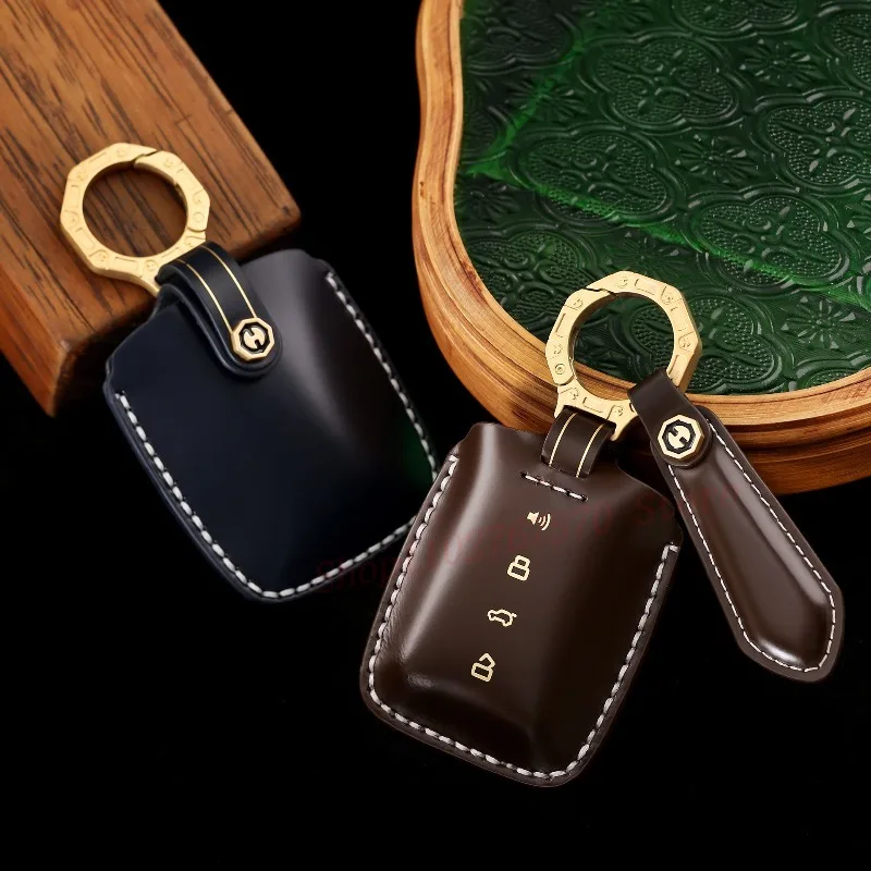 High-End Personality Genuine Leather Key Case Cover Protective Bag Keychain For Great Wall WEY TANK 300 400 500 Car Accessories
High-End Personality Genuine Leather Key Case Cover Protective Bag Keychain For Great Wall WEY TANK 300 400 500 Car Accessories