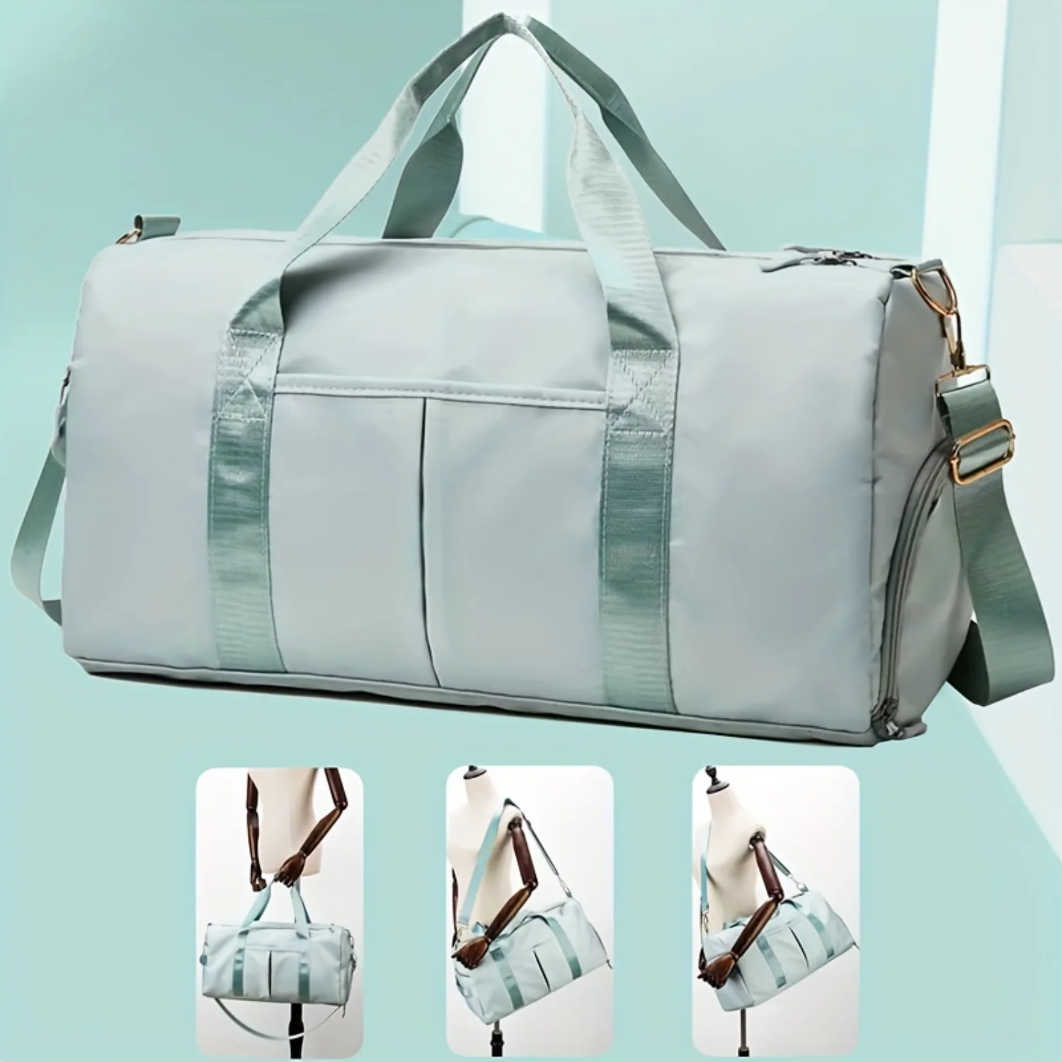 Fashion Large-capacity Dry And Wet Separation Fitness Bag, Men's And Women's Portable Bag, For Outdoor Travel Fitness
Fashion Large-capacity Dry And Wet Separation Fitness Bag, Men's And Women's Portable Bag, For Outdoor Travel Fitness