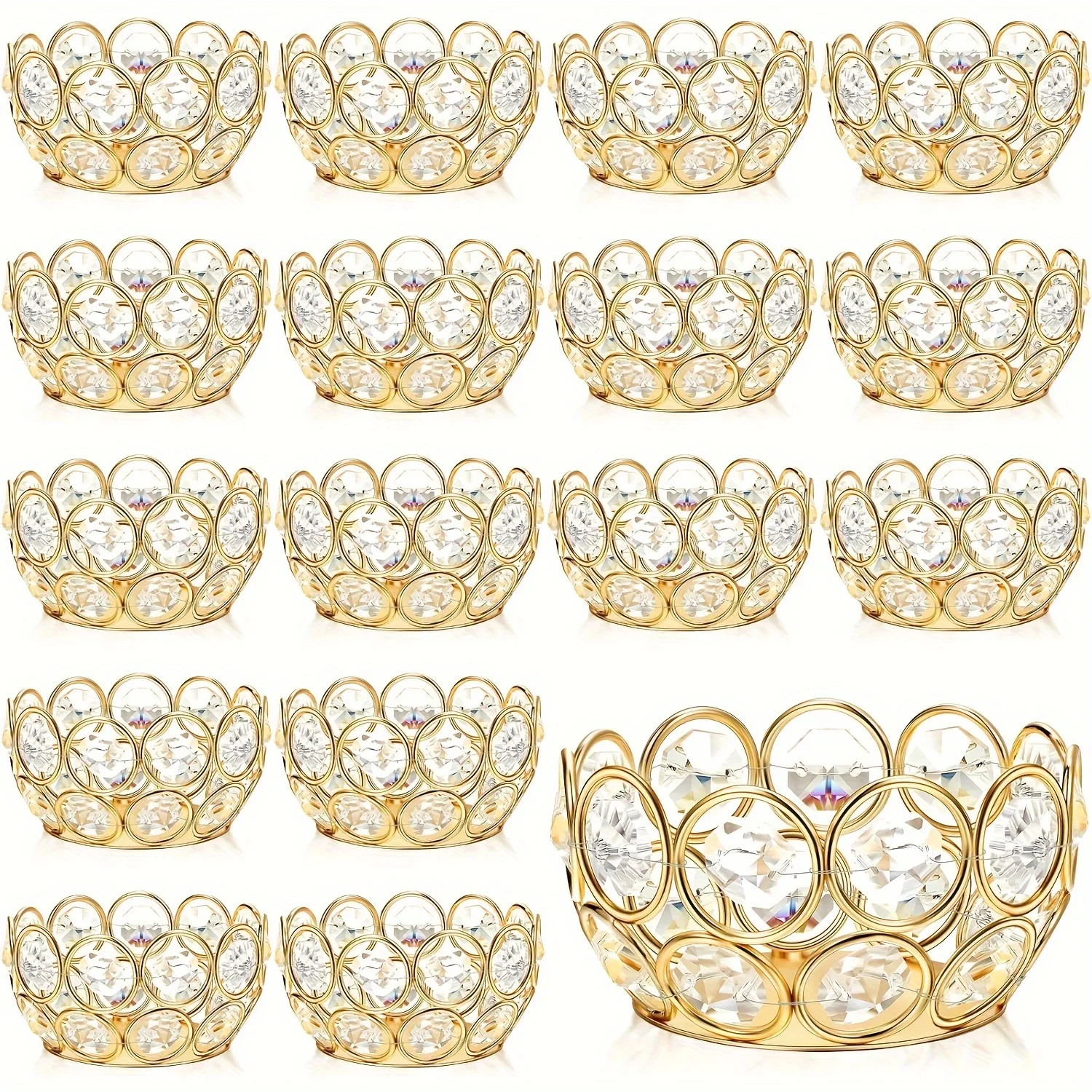 Set of 20 Elegant Vow Candle Holders – Crystal-Inspired Tea Light Holders for Wedding, Party & Home Decor, Versatile Dining Table Centerpiece and Shelf Accent
Set of 20 Elegant Vow Candle Holders – Crystal-Inspired Tea Light Holders for Wedding, Party & Home Decor, Versatile Dining Table Centerpiece and Shelf Accent