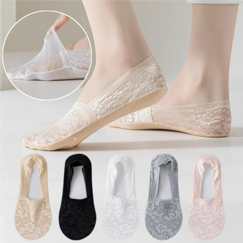 Ladies Lace Boat Socks Non Slip Heel Pure Cotton Breathable Low Cut Invisible Ankle Socks for Women Summer Thin Casual Socks
Ladies Lace Boat Socks Non Slip Heel Pure Cotton Breathable Low Cut Invisible Ankle Socks for Women Summer Thin Casual Socks