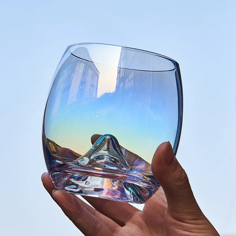 Whiskey Rainbow Glass Water Cup, 3D Mountain Glass, Wine Glass, Tumbler Mug, 370ml, 1 Pcs
Whiskey Rainbow Glass Water Cup, 3D Mountain Glass, Wine Glass, Tumbler Mug, 370ml, 1 Pcs