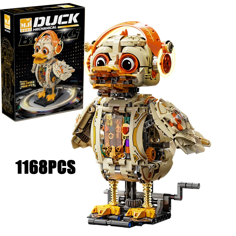 1168PCS Creative Mechanical Duck Model Building Blocks With LED Light Construction Bricks Toy Gift For Children Kids
1168PCS Creative Mechanical Duck Model Building Blocks With LED Light Construction Bricks Toy Gift For Children Kids