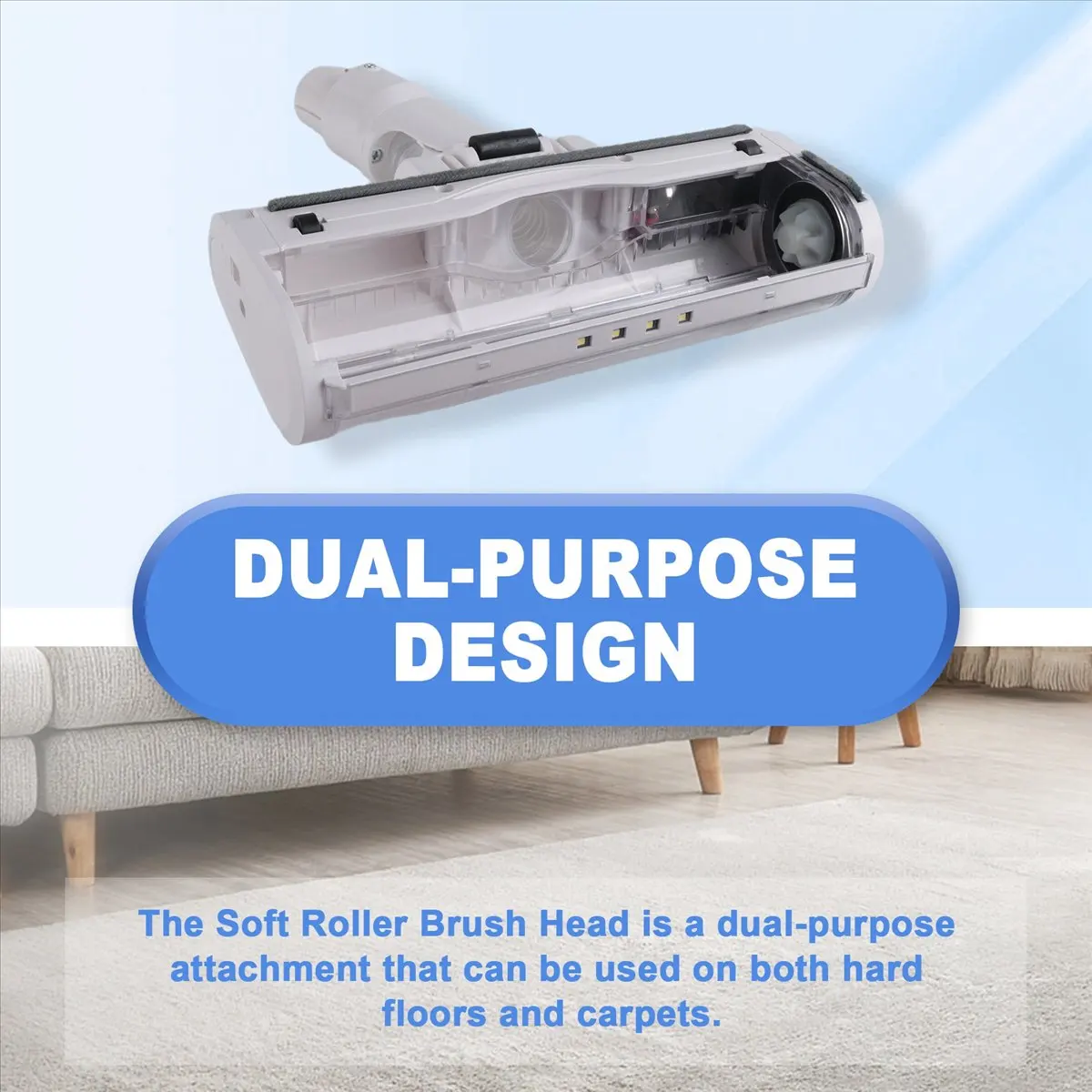 Limited Stock For K10/G10 1C/ V8/V9B/V9P/V11/G9 Vacuum Cleaner Electric Floor Brush Head LED Light Cleaning Brush
Limited Stock For K10/G10 1C/ V8/V9B/V9P/V11/G9 Vacuum Cleaner Electric Floor Brush Head LED Light Cleaning Brush