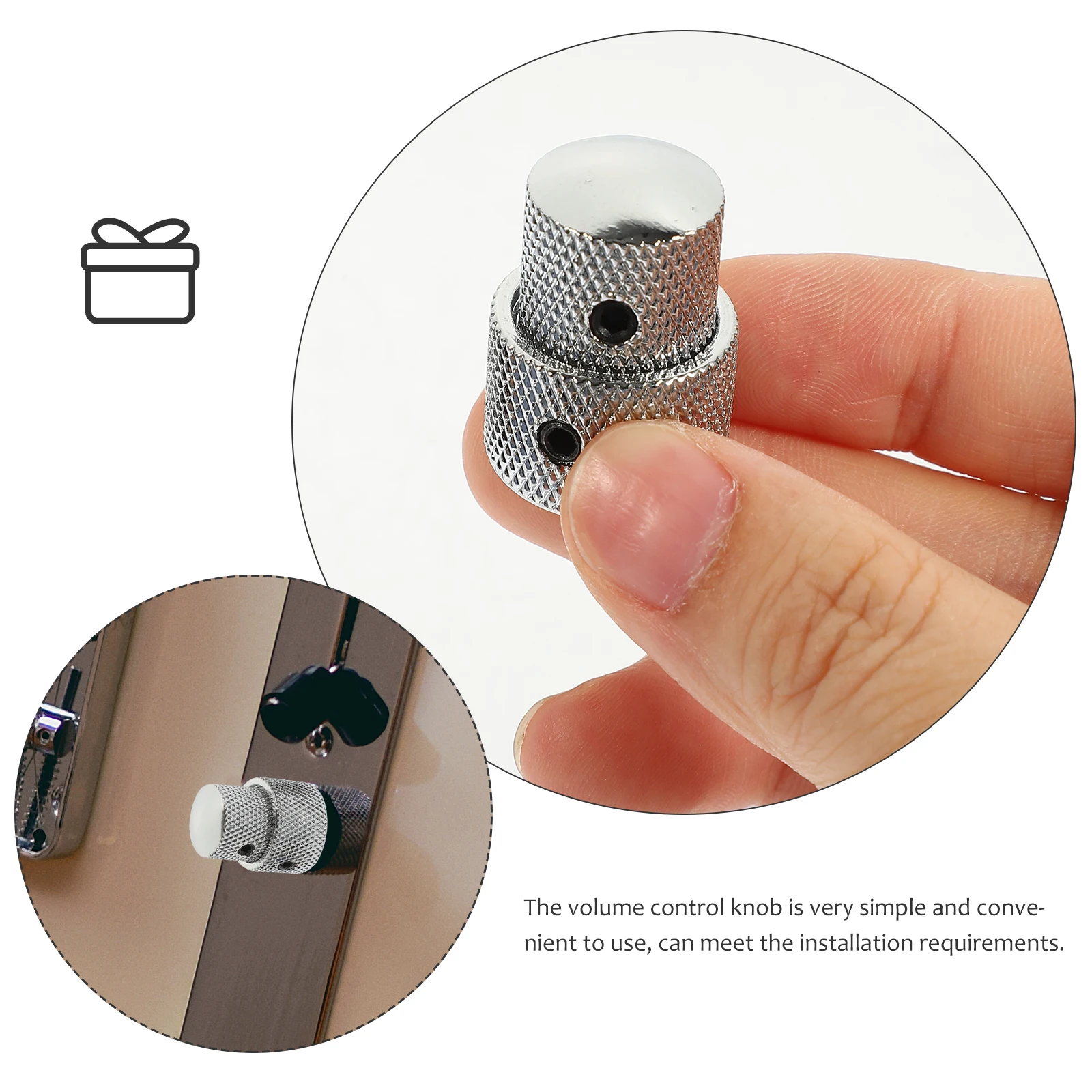 2pcs Electric Bass Rotary Guitar Volume Control Knob Replacement Potentiometer Caps Sturdy Durable Tone Control Knobs For String
2pcs Electric Bass Rotary Guitar Volume Control Knob Replacement Potentiometer Caps Sturdy Durable Tone Control Knobs For String