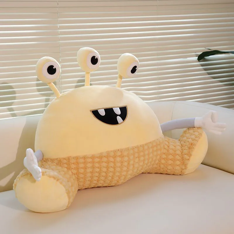 Cute Monster Lumbar Support Pillow Protect The Lower Back Soft Plush PP Cotton Filled Backrest Cushion for Chair Sofa Bed Office
Cute Monster Lumbar Support Pillow Protect The Lower Back Soft Plush PP Cotton Filled Backrest Cushion for Chair Sofa Bed Office