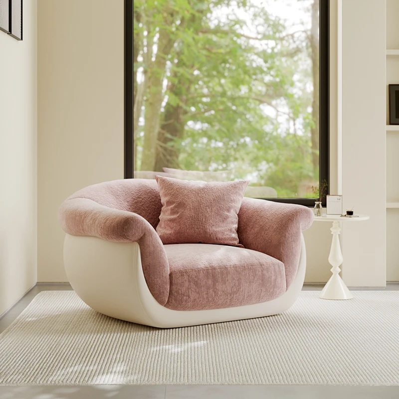 Single Lazy Sofa Living Room Minimalist Comfortable Modern Pink Sofa Small Fabric Divano Soggiorno Di Lusso House Accessories
Single Lazy Sofa Living Room Minimalist Comfortable Modern Pink Sofa Small Fabric Divano Soggiorno Di Lusso House Accessories