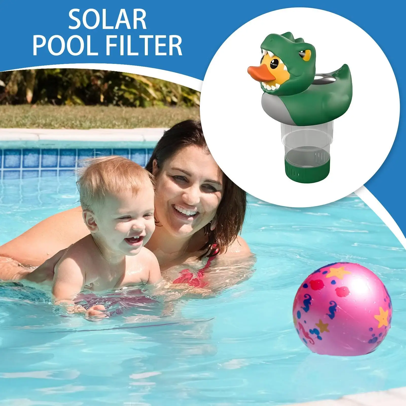 Solar Duck Pool Chlorine Floater Solar Powered Chlorine Floater Dispenser Animal Float Decoration With Light High-Efficiency
Solar Duck Pool Chlorine Floater Solar Powered Chlorine Floater Dispenser Animal Float Decoration With Light High-Efficiency