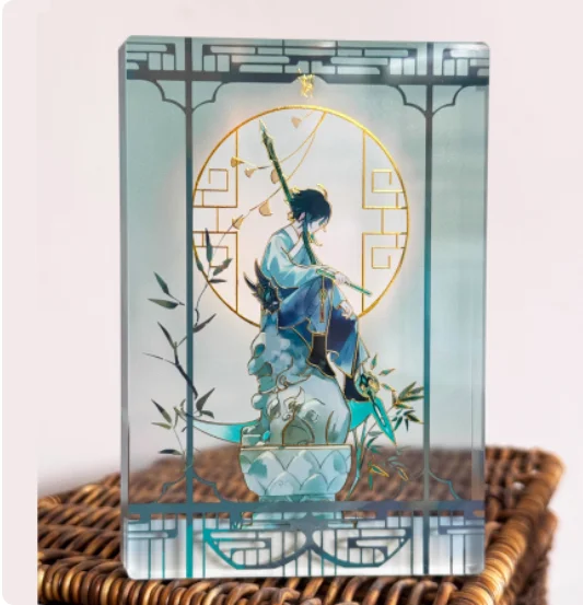 Japanese Anime Genshin Impact Xiao Acrylic Quicksand Stand Figure Model Plate Cosplay Collection Desktop Decor Gifts New HGS
Japanese Anime Genshin Impact Xiao Acrylic Quicksand Stand Figure Model Plate Cosplay Collection Desktop Decor Gifts New HGS