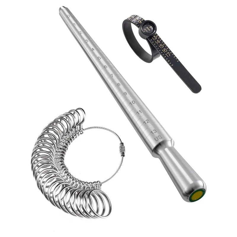 Ring Sizer Measuring Tool Set Kit With Magnifying Glass, Integrated Conical Solid Ring Mandrel Sizer Tools Kit For Ring Repair
Ring Sizer Measuring Tool Set Kit With Magnifying Glass, Integrated Conical Solid Ring Mandrel Sizer Tools Kit For Ring Repair