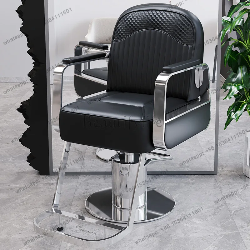 Swivel Inox Barber Chair Modern Elegant Design Professional Salon Chair Height Modern Sillas De Barberia Barber Accessories
Swivel Inox Barber Chair Modern Elegant Design Professional Salon Chair Height Modern Sillas De Barberia Barber Accessories