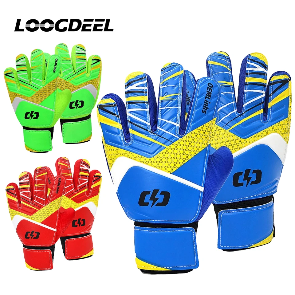 Loogdeel Football Goalkeeper Gloves Adult Children Thickened Anti-slip Football Finger Protect Supplies Soccer Training Gloves
Loogdeel Football Goalkeeper Gloves Adult Children Thickened Anti-slip Football Finger Protect Supplies Soccer Training Gloves