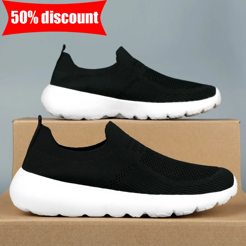 Mens Sports Shoes New Black Casual Breathable Mesh Jogging Walking Shoes Couple Slip on Lightweight Comfortable Low Cut Sneakers
Mens Sports Shoes New Black Casual Breathable Mesh Jogging Walking Shoes Couple Slip on Lightweight Comfortable Low Cut Sneakers