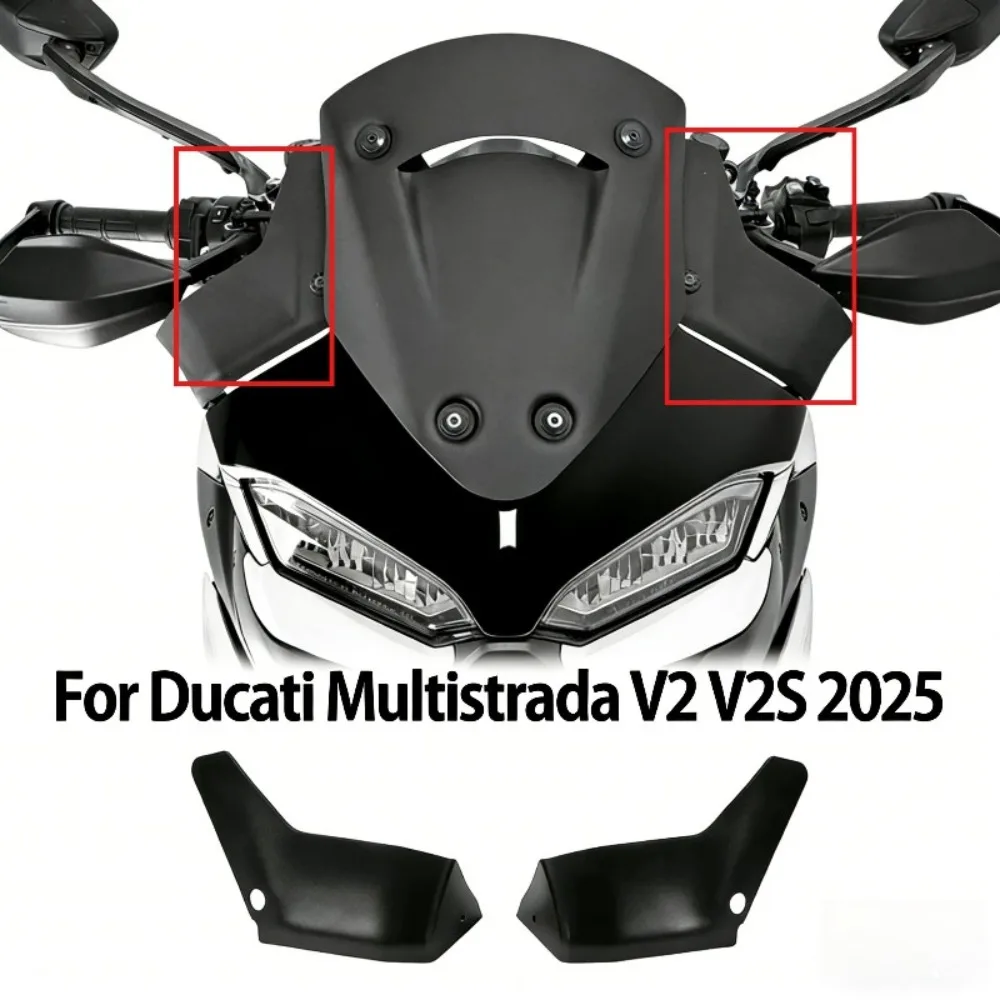 Matte Black Upgraded Wind Deflectors For Ducati Multistrada V2 V2S 2025
Matte Black Upgraded Wind Deflectors For Ducati Multistrada V2 V2S 2025