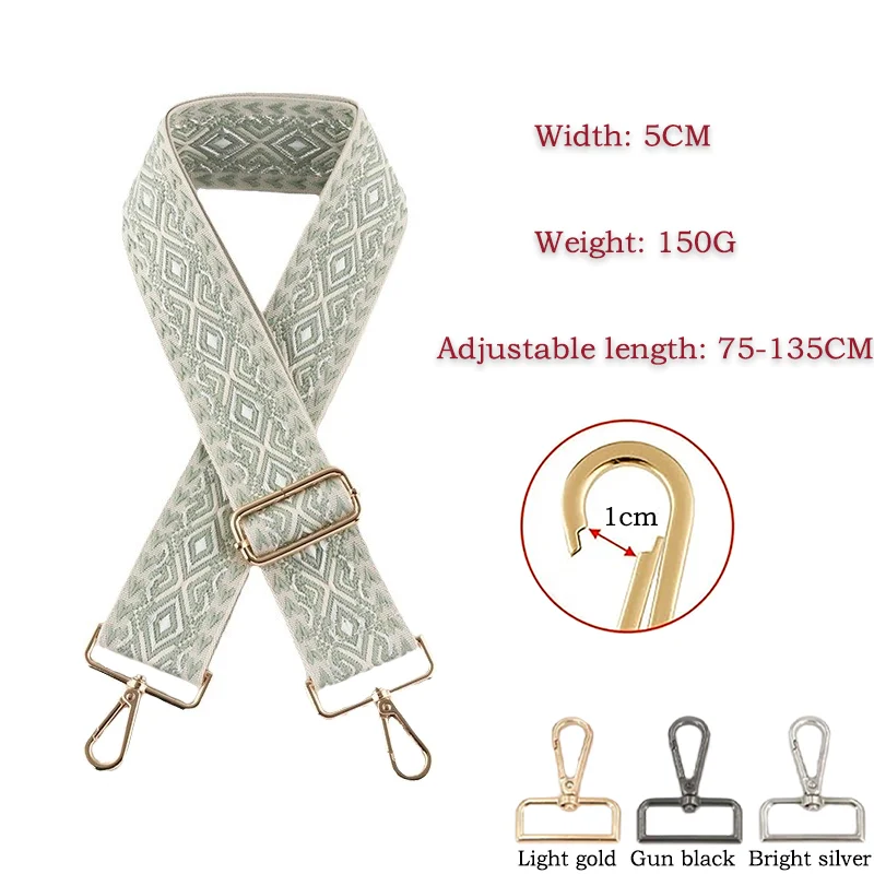 5CM Nylon Shoulder Strap Diy Exquisite Embroidery Universal Fashionable Durable Precision Woven Diagonal Shoulder Strap
5CM Nylon Shoulder Strap Diy Exquisite Embroidery Universal Fashionable Durable Precision Woven Diagonal Shoulder Strap