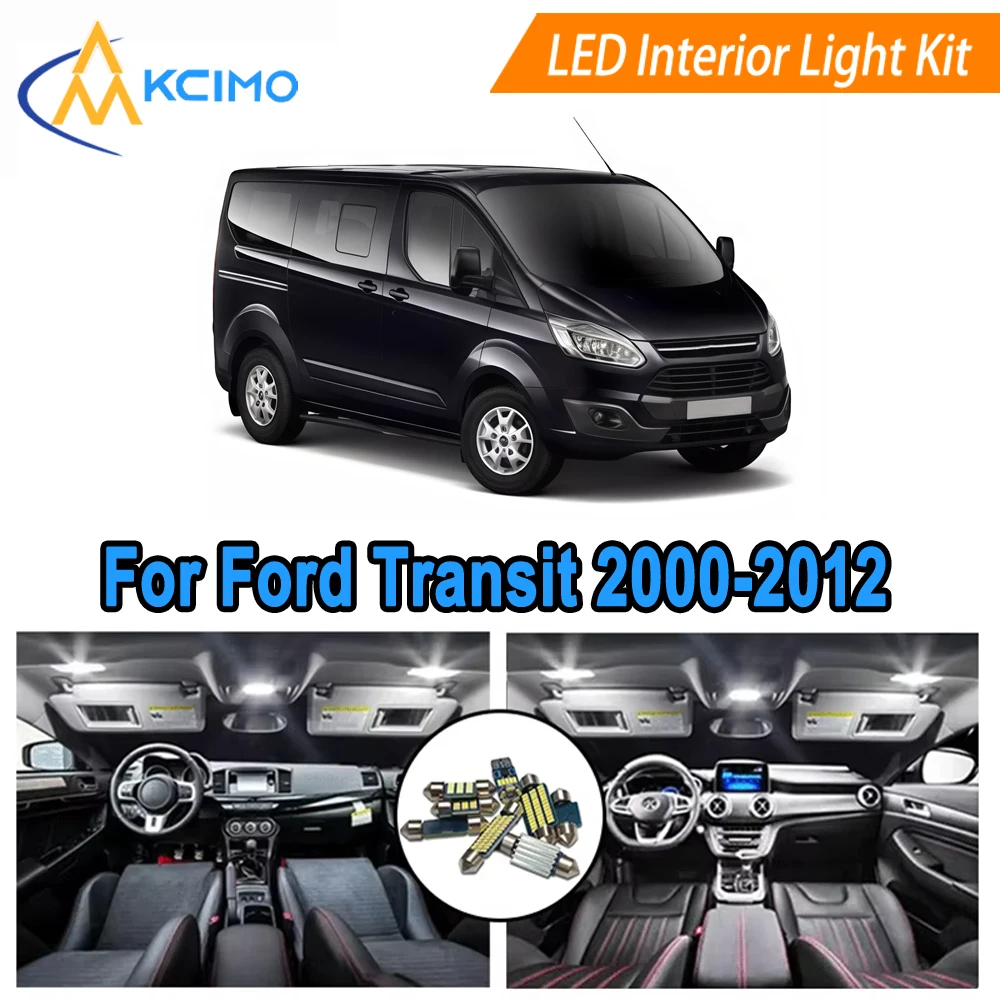 Interior Light Bulbs LED Kit For Ford Transit and Tourneo (2000-2012) Dome Map Door Super Bright Lights Plug and Play Install
Interior Light Bulbs LED Kit For Ford Transit and Tourneo (2000-2012) Dome Map Door Super Bright Lights Plug and Play Install