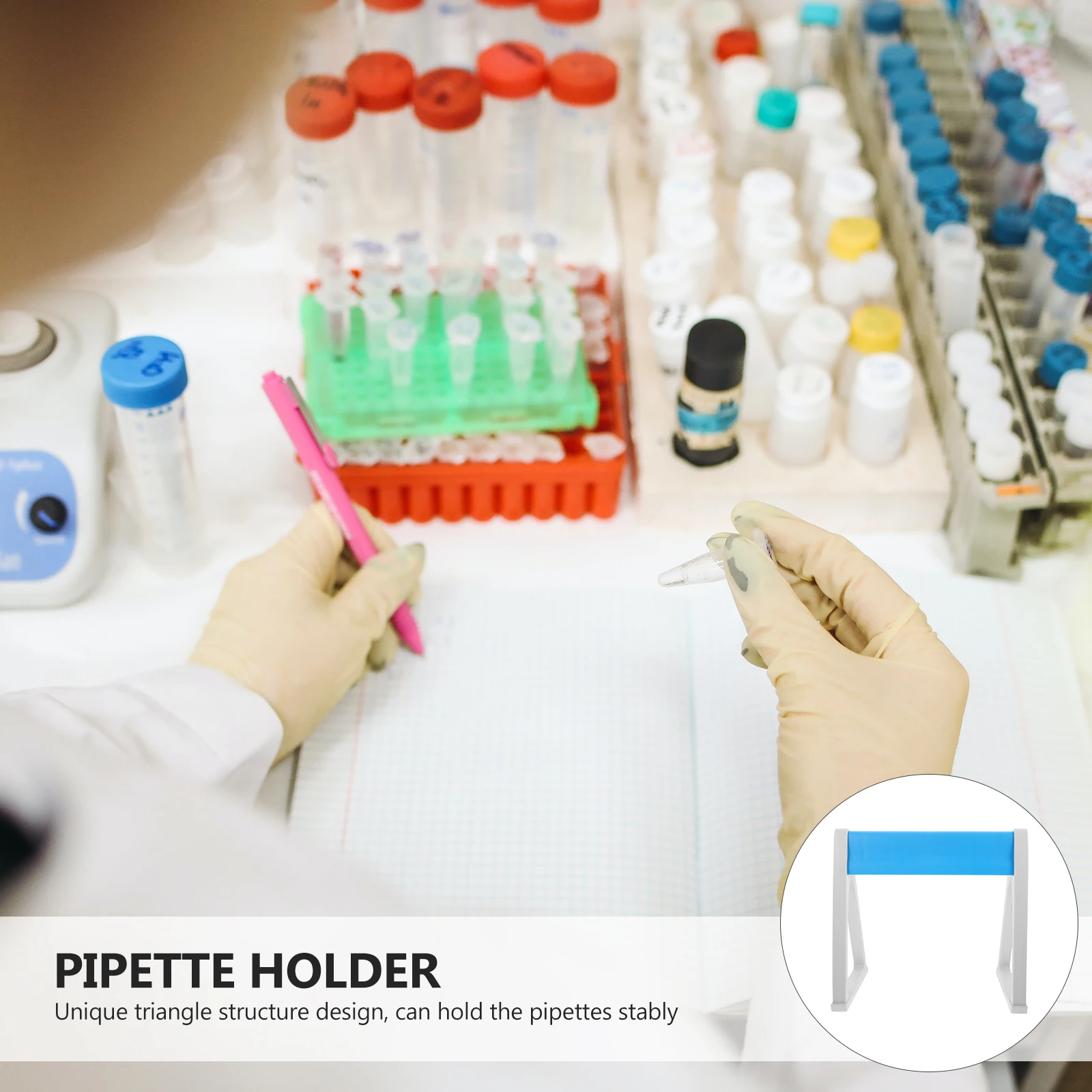 1Pcs Environmentally Friendly Pipette Stand Stable and Convenient for Lab Use Pipette Rack Laboratory Supply Experiment Rack
1Pcs Environmentally Friendly Pipette Stand Stable and Convenient for Lab Use Pipette Rack Laboratory Supply Experiment Rack