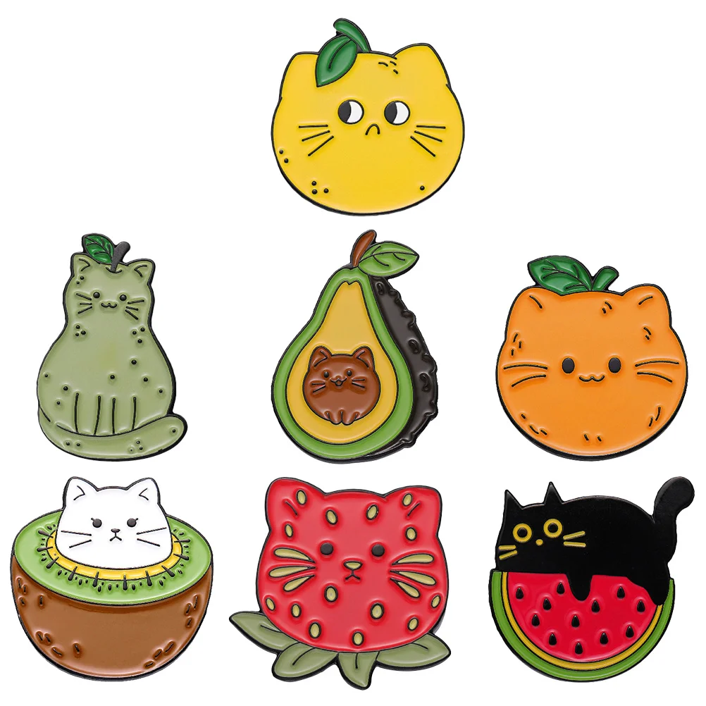 7Pcs Cat Cartoon Brooch Pin Clothes Lapel Pins Hat Scarf Suit Decoration Cute Metal Pins for Backpack Collar Brooches
7Pcs Cat Cartoon Brooch Pin Clothes Lapel Pins Hat Scarf Suit Decoration Cute Metal Pins for Backpack Collar Brooches