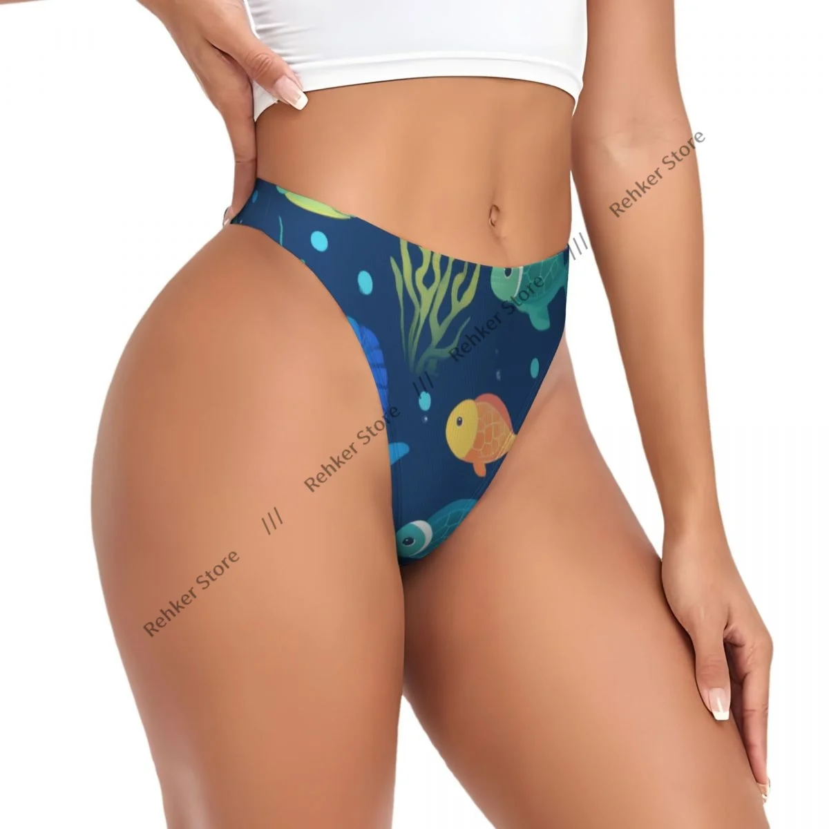 Sexy Women Underwear Underwater Landscape With Wildlife Thong Panties G-string
Sexy Women Underwear Underwater Landscape With Wildlife Thong Panties G-string