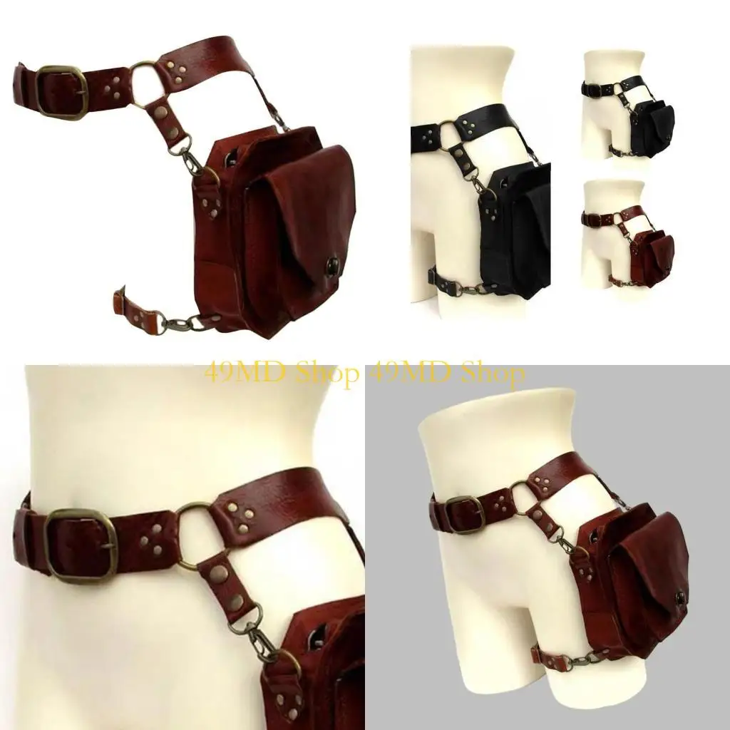 49MD Leather Motorcycle Fanny Waist Pack Leg Thigh Bag Motorcycle Fanny Waist Pack For Women Medieval Knight Cosplay Costume
49MD Leather Motorcycle Fanny Waist Pack Leg Thigh Bag Motorcycle Fanny Waist Pack For Women Medieval Knight Cosplay Costume