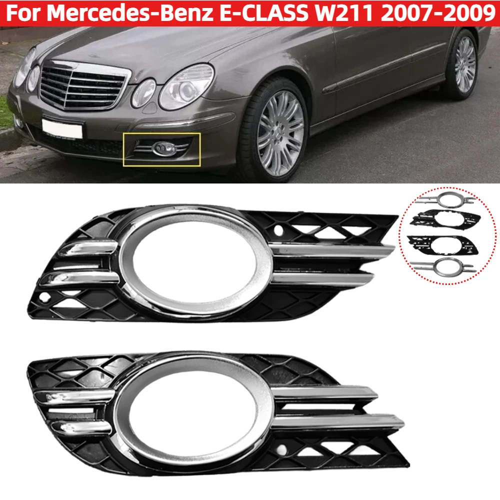 Передний бампер, противотуманная фара, хромированная решетка, рамка противотуманной фары A2118851174 для Mercedes-Benz E-CLASS W211 2007-2009
Передний бампер, противотуманная фара, хромированная решетка, рамка противотуманной фары A2118851174 для Mercedes-Benz E-CLASS W211 2007-2009