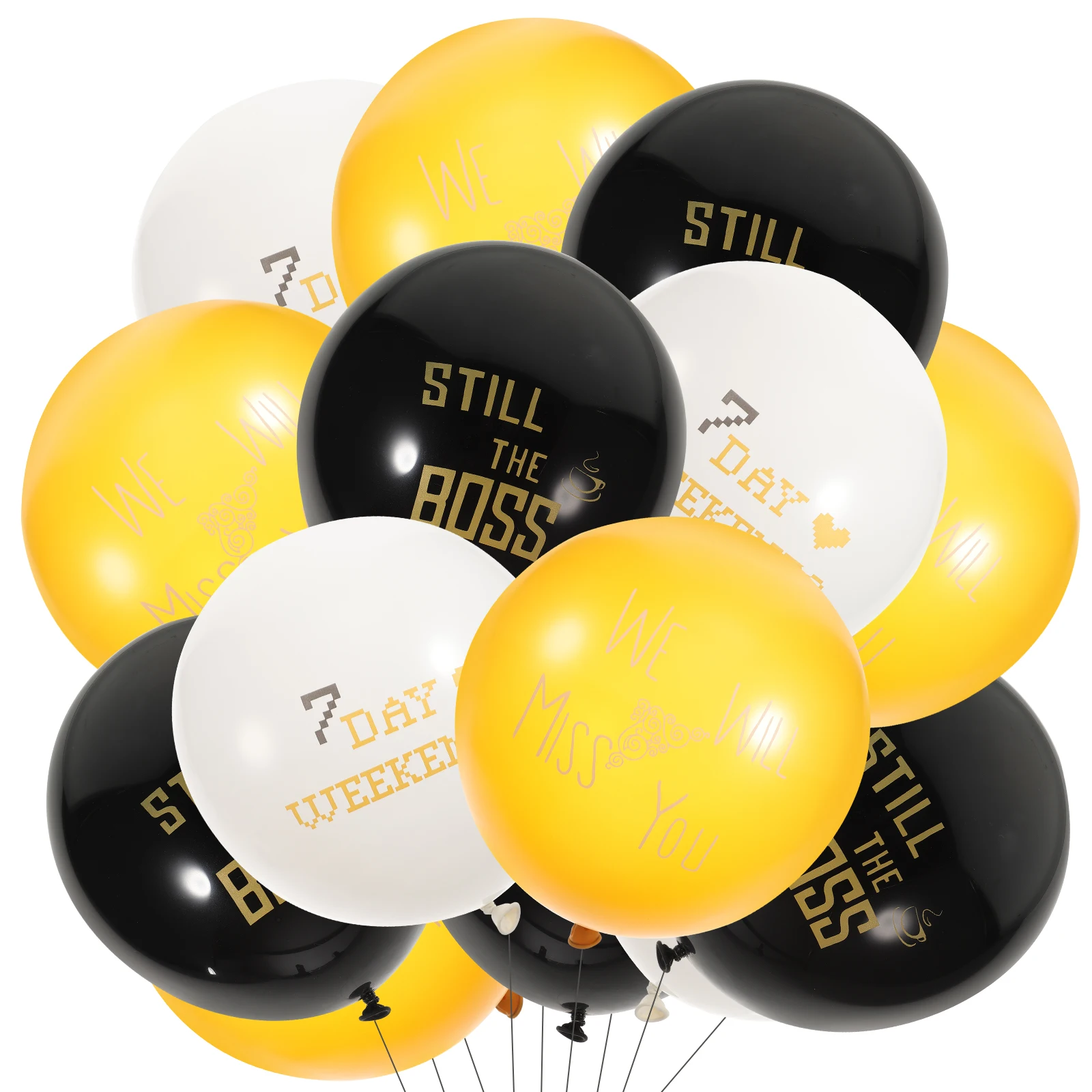 30Pcs Retirement Balloons Decoration Set Premium Latex Balloons for Party Layout Backdrop Supplies Decorations
30Pcs Retirement Balloons Decoration Set Premium Latex Balloons for Party Layout Backdrop Supplies Decorations