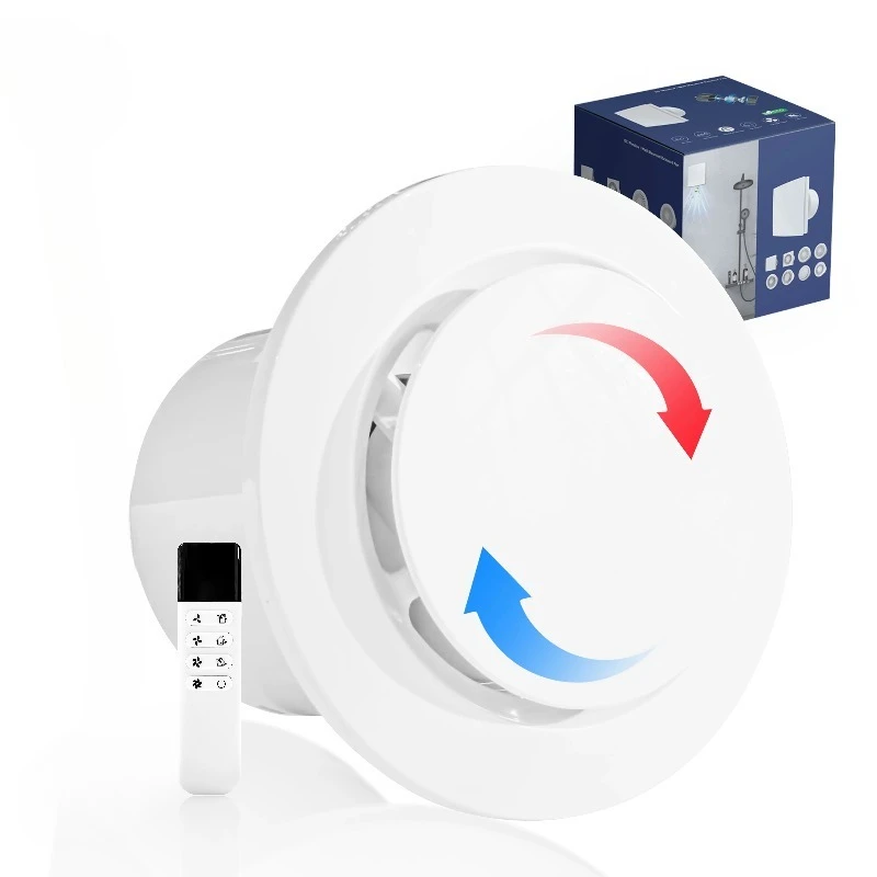 KCvents Circle Exhaust Fan Ventilation Fan With Reversible Remote Control For Bathroom Room Kitchen Home ECO Friendly 4/6/8 inch
KCvents Circle Exhaust Fan Ventilation Fan With Reversible Remote Control For Bathroom Room Kitchen Home ECO Friendly 4/6/8 inch