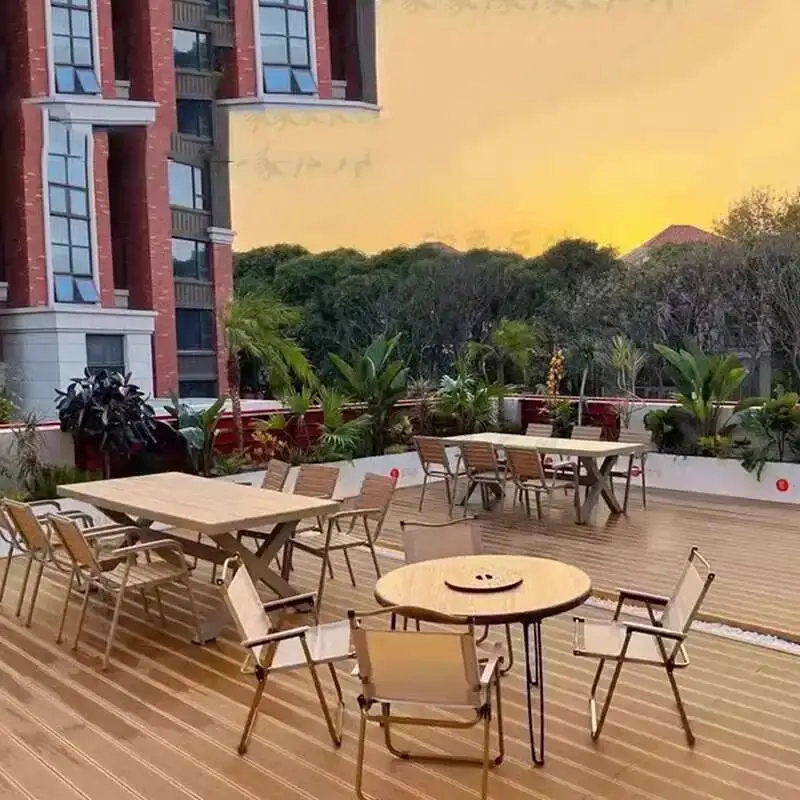Outdoor Tables Balcony Luxury Lounge Courtyard Nordic Minimalist Outdoor Tables Modern Armchair Jardin Mobiliario Furniture
Outdoor Tables Balcony Luxury Lounge Courtyard Nordic Minimalist Outdoor Tables Modern Armchair Jardin Mobiliario Furniture