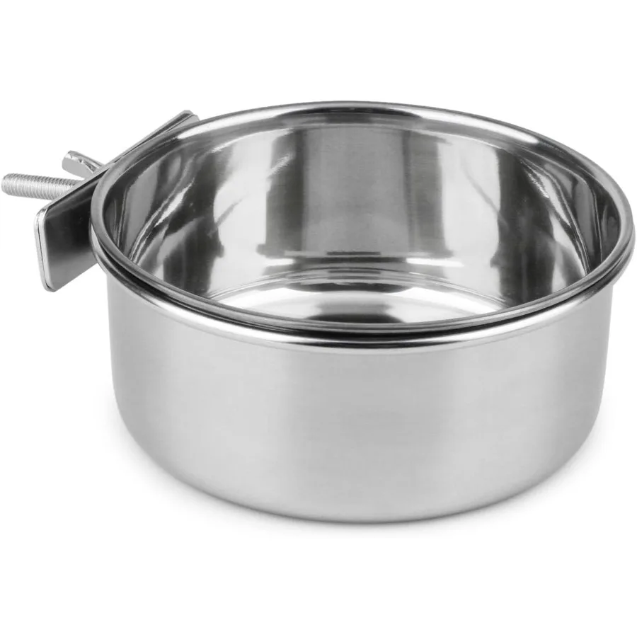 Stainless Steel Bird Food Water Bowl Parrot Cage Accessories for Parakeet Bird Dog Cat Parrot Rabbit Large5.5 2.3in
Stainless Steel Bird Food Water Bowl Parrot Cage Accessories for Parakeet Bird Dog Cat Parrot Rabbit Large5.5 2.3in