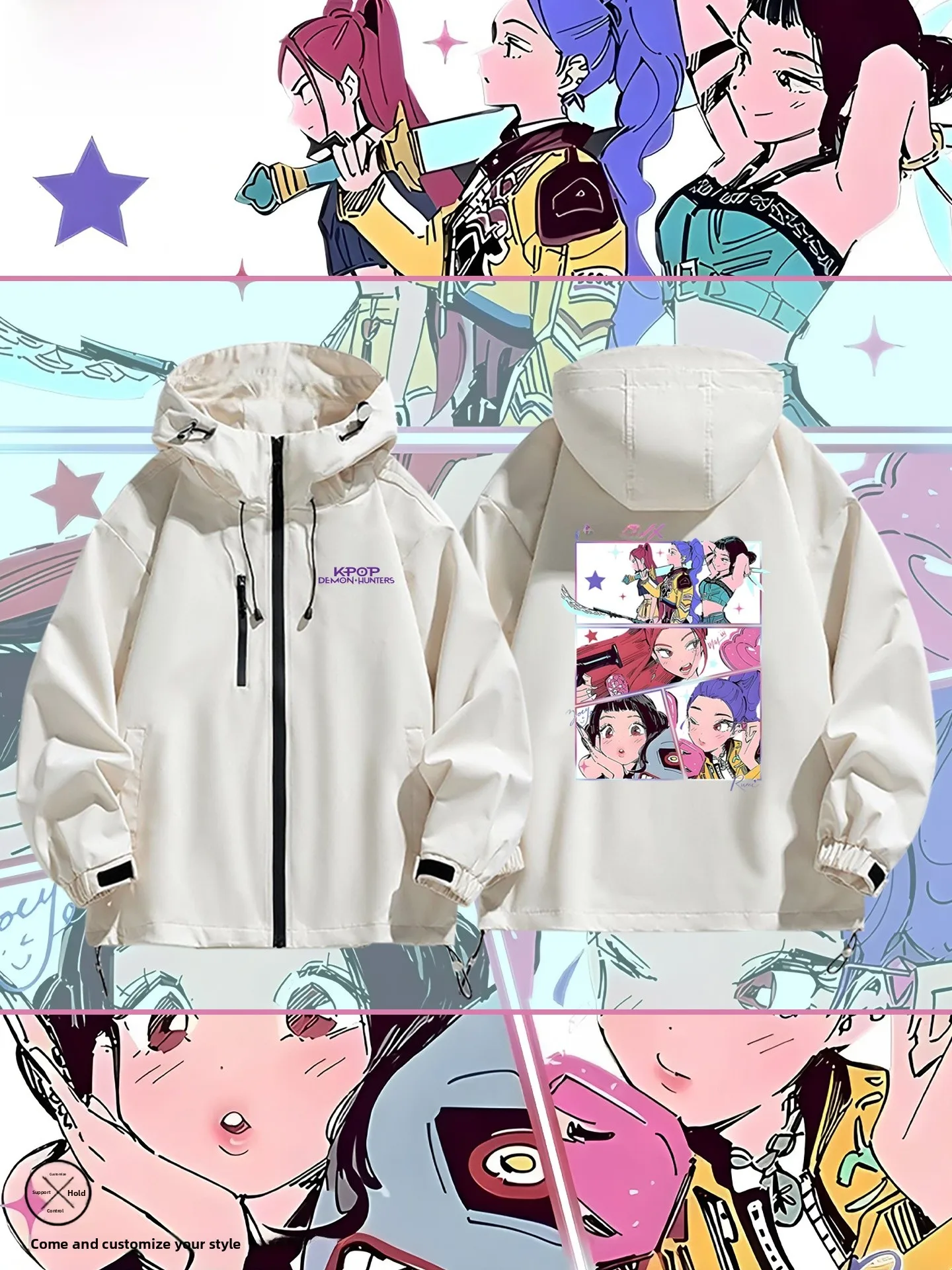 Huntr K up Men's Spring Autumn Jaet Movie Themed Outerwear Zipper Decorated Long Sve Casual Faion Jaet
Huntr K up Men's Spring Autumn Jaet Movie Themed Outerwear Zipper Decorated Long Sve Casual Faion Jaet