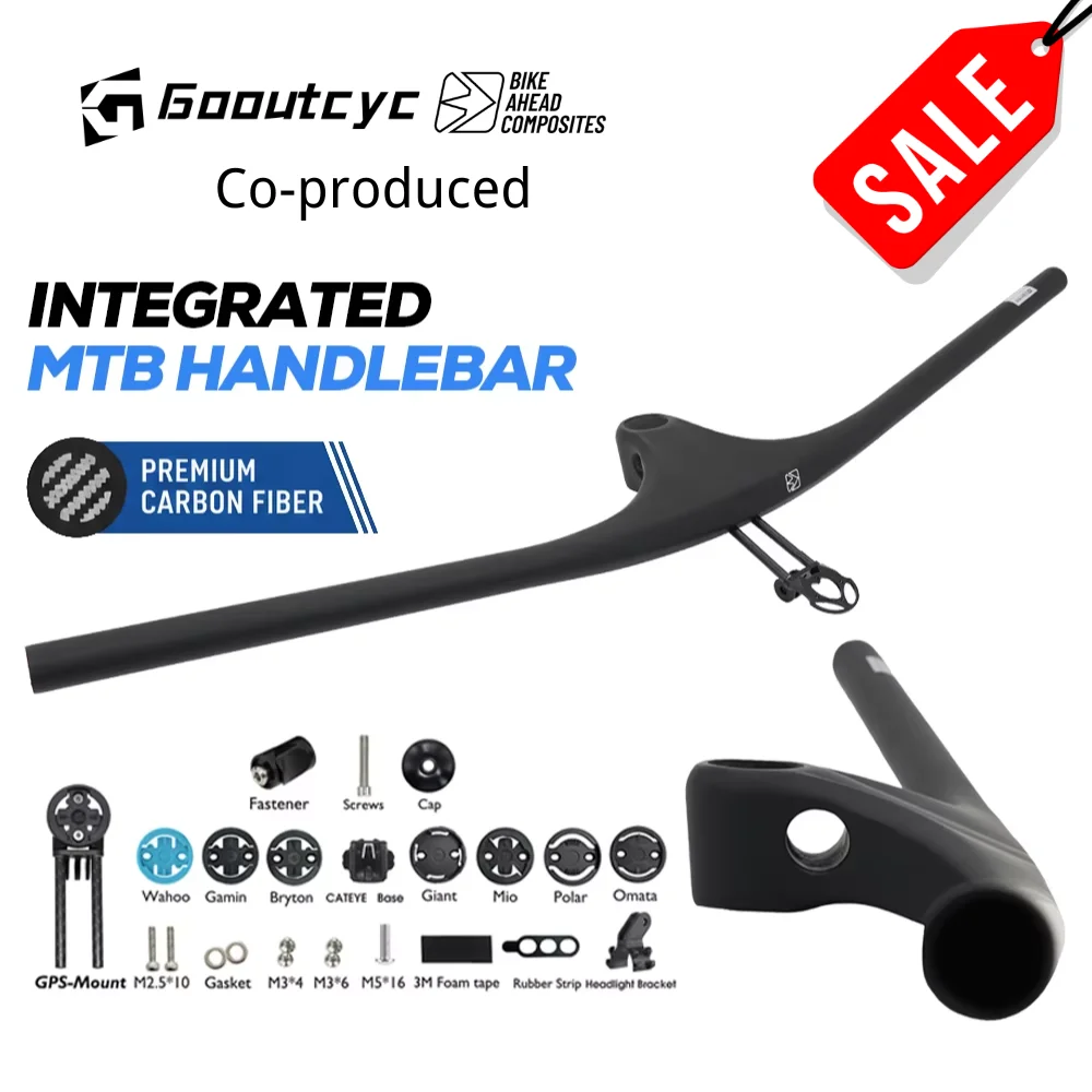 Bike Ahead THE UNIT Integrated Carbon Fiber MTB Handlebars 28.6mm 44/55/66/77mm For XC/Downcountry/Trail MTB accessoriescarbon
Bike Ahead THE UNIT Integrated Carbon Fiber MTB Handlebars 28.6mm 44/55/66/77mm For XC/Downcountry/Trail MTB accessoriescarbon