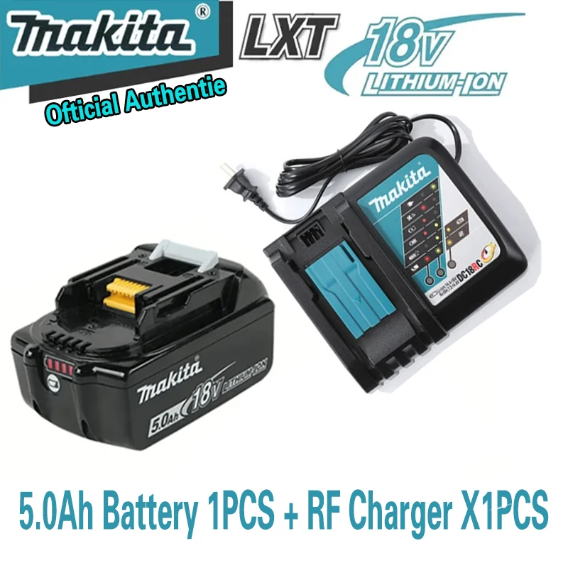 100% Original Makita 5Ah for Makita 18V Battery BL1840 BL1830B BL1850B BL1850 BL1860 BL1815 Replacement Lithium Battery
100% Original Makita 5Ah for Makita 18V Battery BL1840 BL1830B BL1850B BL1850 BL1860 BL1815 Replacement Lithium Battery