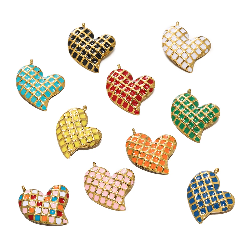 2Pcs/Pack Stainless Steel 24.5*28.5mm Love Heart Shape Charms Pendants for DIY Necklace Bracelet Jewelry Making Supplies
2Pcs/Pack Stainless Steel 24.5*28.5mm Love Heart Shape Charms Pendants for DIY Necklace Bracelet Jewelry Making Supplies