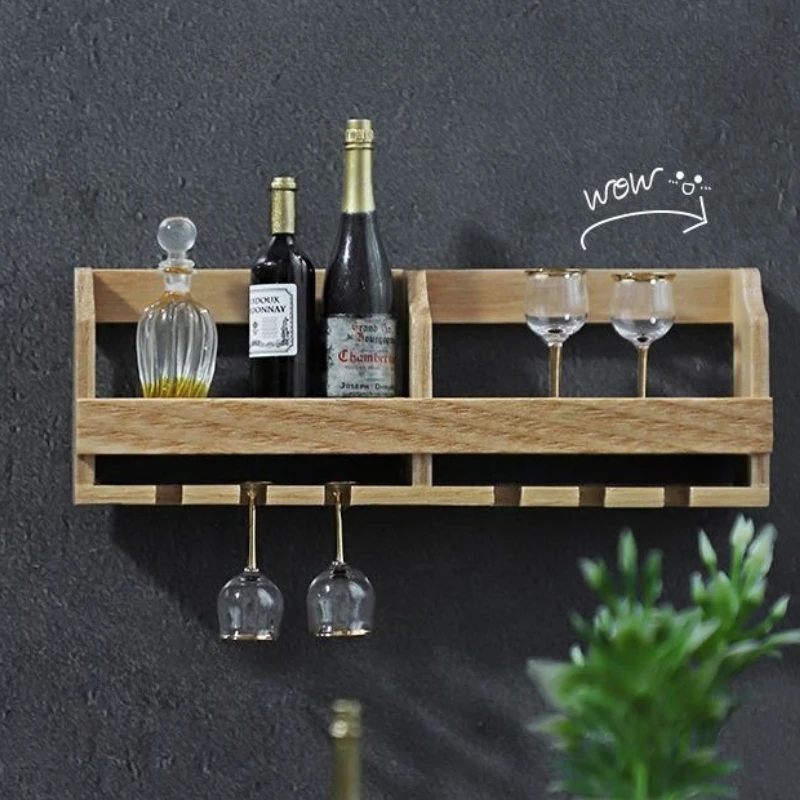 Wooden Wine Rack Figurines Wall Decoration Toys Figurine Art Original Ornaments Mini Funny Wine Shelf Aesthetic Accessories
Wooden Wine Rack Figurines Wall Decoration Toys Figurine Art Original Ornaments Mini Funny Wine Shelf Aesthetic Accessories