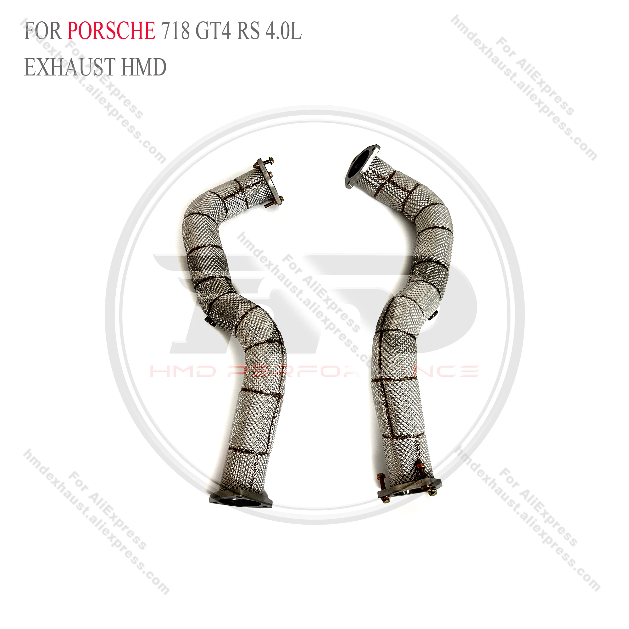 HMD Exhaust System High Flow Performance Downpipe for Porsche 718 GT4 RS 4.0L With Heat Shield Racing Pipe
HMD Exhaust System High Flow Performance Downpipe for Porsche 718 GT4 RS 4.0L With Heat Shield Racing Pipe