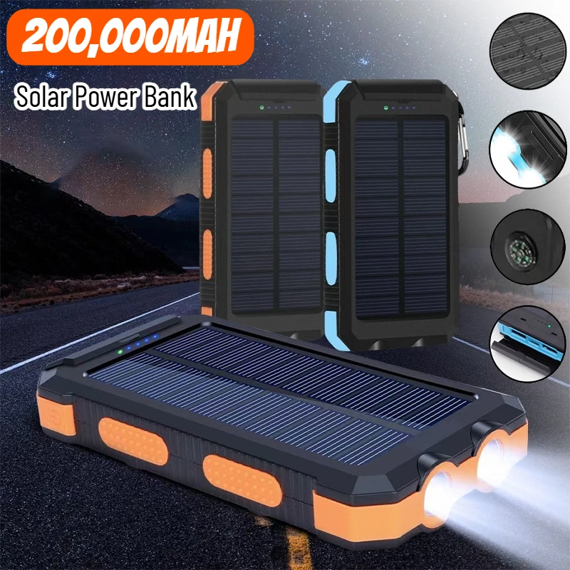 200000 мАч Солнечная батарея Быстрая зарядка Портативное зарядное устройство Открытый кемпинг Внешняя батарея для IPhone Samsun Xiaomi Powerbank
200000 мАч Солнечная батарея Быстрая зарядка Портативное зарядное устройство Открытый кемпинг Внешняя батарея для IPhone Samsun Xiaomi Powerbank