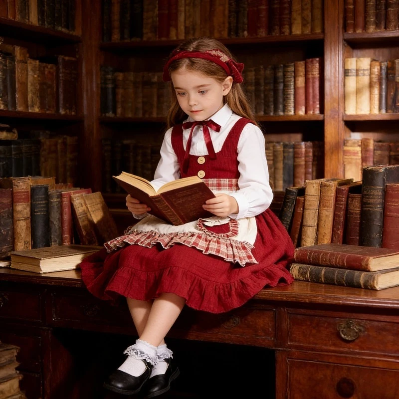 Farm Lolita Costume Children Selling Matches Girl Cosplay Dress Play Theme Outfit
Farm Lolita Costume Children Selling Matches Girl Cosplay Dress Play Theme Outfit