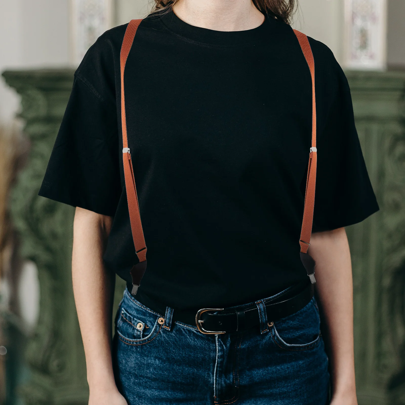 Elastic Adjustable Clip-on Suspender Comfortable and Durable for All Trousers Jeans Great for Birthday Gifts and Daily Wear
Elastic Adjustable Clip-on Suspender Comfortable and Durable for All Trousers Jeans Great for Birthday Gifts and Daily Wear