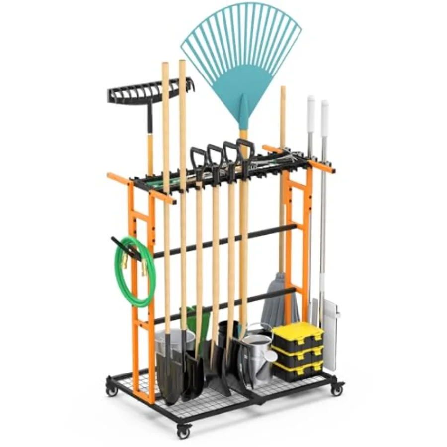 Garage Organization with Wheels Outdoor Gargen Yard Shed Tools Organizer Cart Home Storage for Cleaning Supplies Broom Holder f
Garage Organization with Wheels Outdoor Gargen Yard Shed Tools Organizer Cart Home Storage for Cleaning Supplies Broom Holder f
