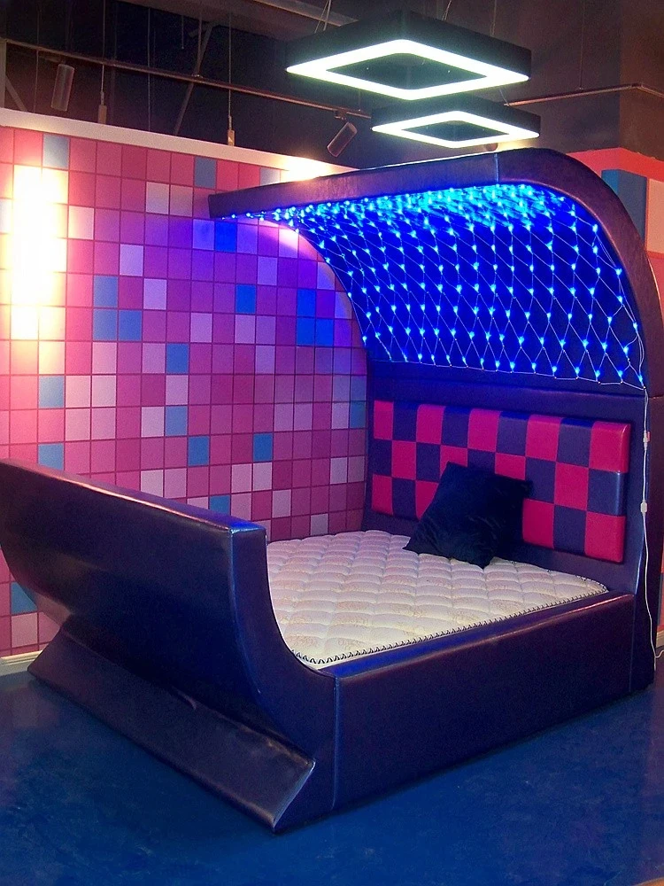 Couple Electric Bed & Breakfast Furniture Exotic Tropical Style Light Luxury Hotel Water Bed Hotel Theme Bed Furniture
Couple Electric Bed & Breakfast Furniture Exotic Tropical Style Light Luxury Hotel Water Bed Hotel Theme Bed Furniture