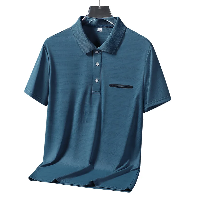 2025 Summer New Men's Ice Silk POLO Shirt Men's Lapel Short-sleeved T-shirt Fashion Trend Summer Cool Casual Tops M-5XL MY1049
2025 Summer New Men's Ice Silk POLO Shirt Men's Lapel Short-sleeved T-shirt Fashion Trend Summer Cool Casual Tops M-5XL MY1049